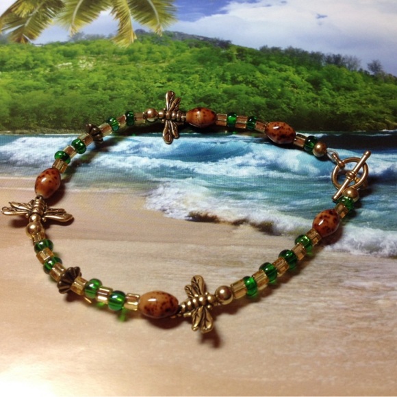 Fireglowgem MI Jewelry - ARTISAN Dragonfly Bracelet